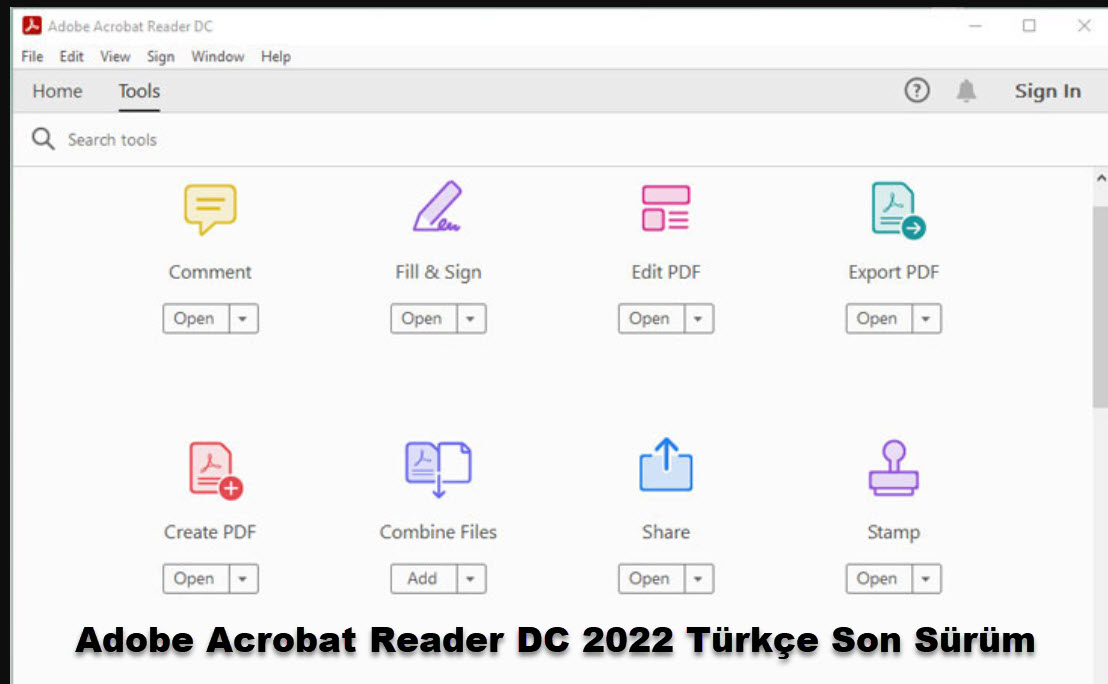 Adobe Acrobat Reader Dc 2022 Turkce Son Surum 3
