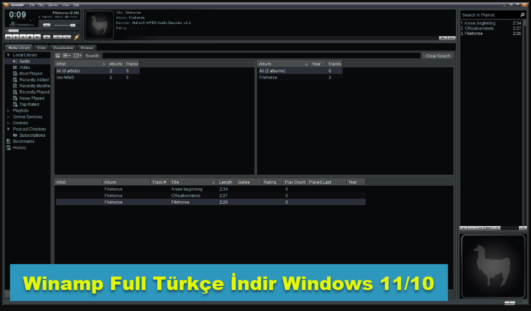 Winamp Full Turkce Indir Windows 11 10 1
