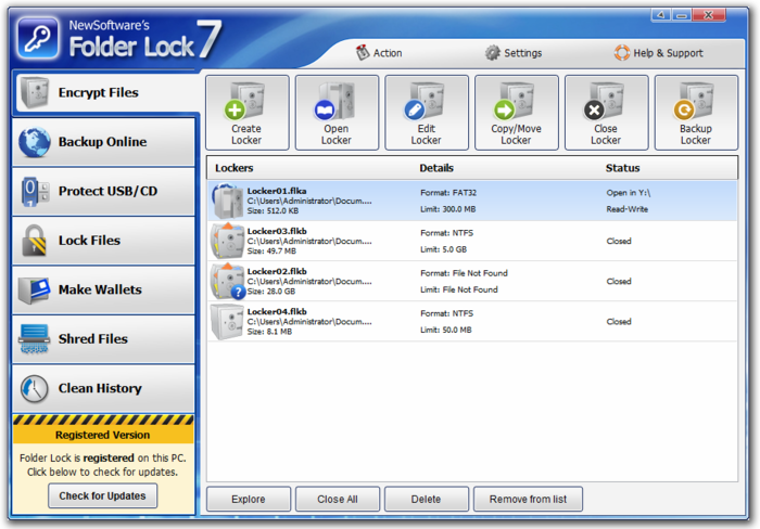 Folder Lock İndir Dosya ve Klasör Şifreleme Programı Parola Koyma