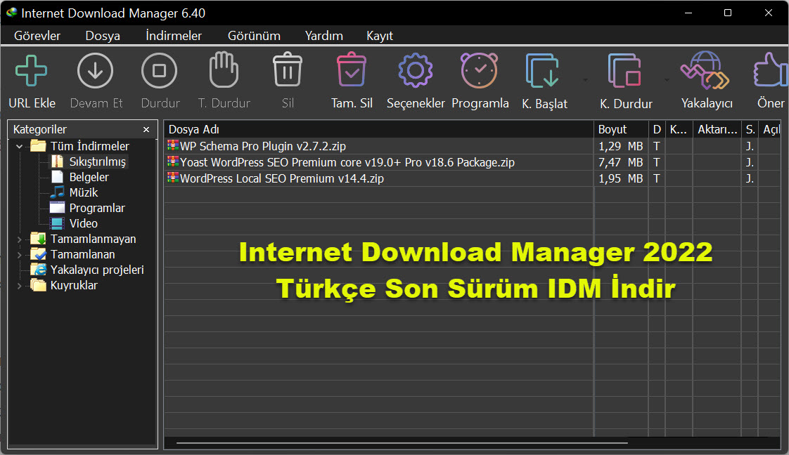 Internet Download Manager 2022 Turkce Son Surum Idm Indir 1