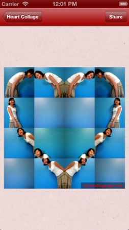 Heart Collage Ekran 1