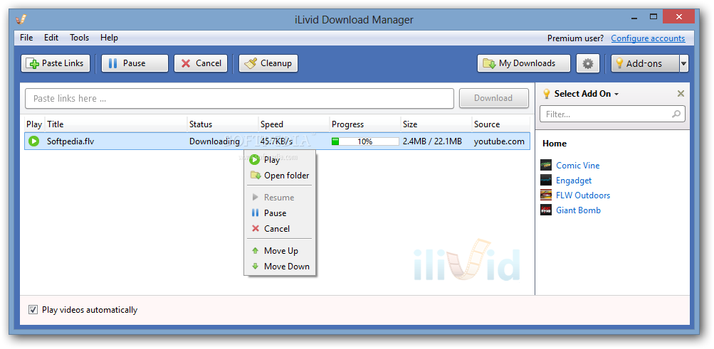 Ilivid Download Manager 1 1