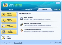 Gezginler Glary Utilities Türkçe Ücretsiz Sistem Hızlandırma ve Düzenleme Programı