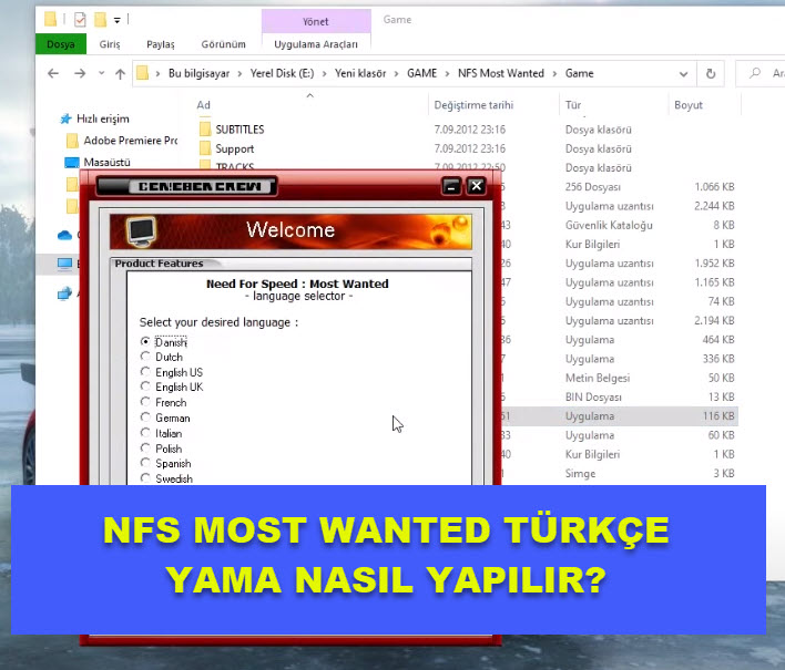 Nfs Most Wanted Turkce Yama Nasil Yapilir 4
