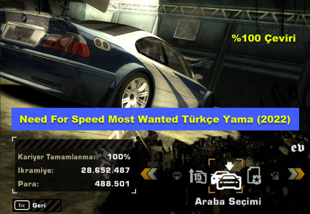 Need For Speed Most Wanted Turkce Yama 2022 1