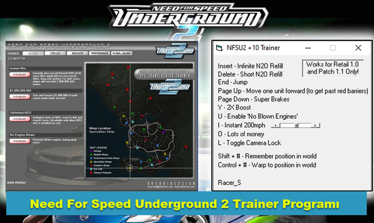 Need For Speed Underground 2 Trainer Programi 1