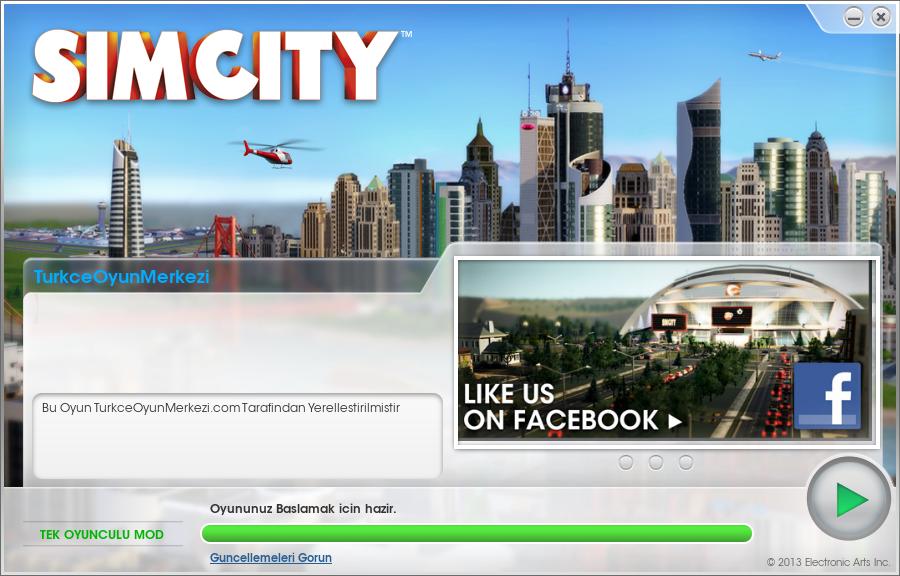 Simcity 2013 - Türkçe Yama Çalışması