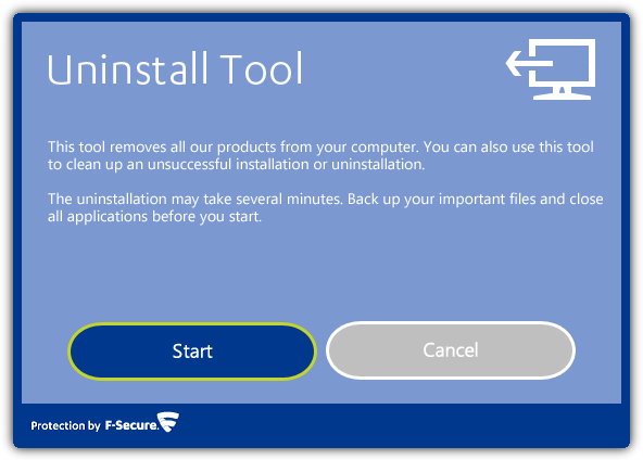 F-Secure Uninstall Tool