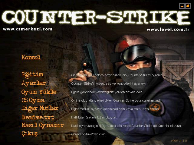 Counter Strike 1.5 Türkçe Yama Gezginler İndir