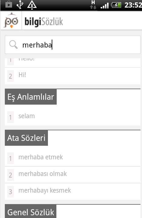 Android En İyi ve Gelişmiş Sözlük Uygulaması Ücretsiz İndir Türkçe İngilizce TDK Teknik Sözlükler