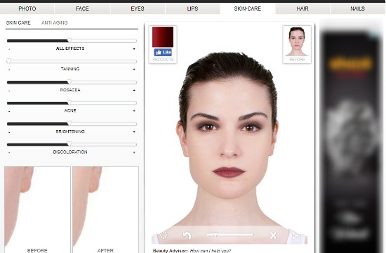 Makyaj Yapma Sitesi (Programsız) Yüz Göz Dudak Cilt Saç Güzelleştirme Değiştirme