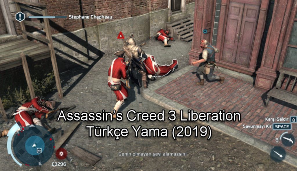 Assassin’s Creed 3 Liberation Türkçe Yama (2019) %100 TR Dil Paketi Yaması