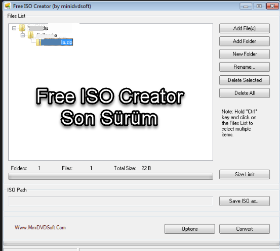 Free ISO Creator Son Sürüm