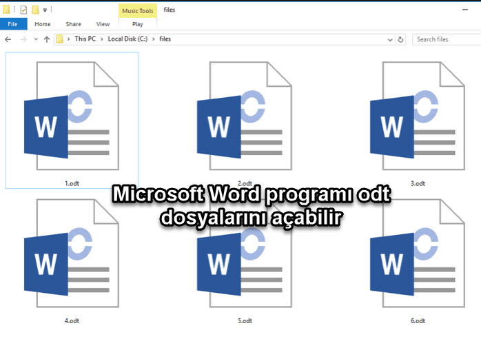 Microsoft Word Programı Odt Dosyalarını Açabilir