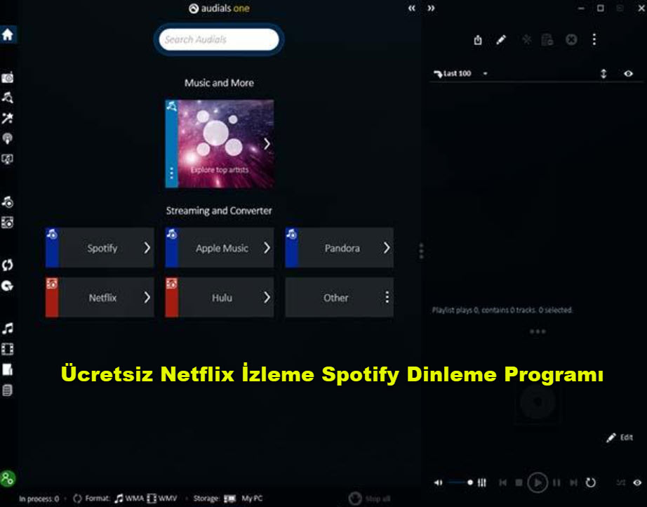 Ucretsiz Netflix Izleme Spotify Dinleme Programi 1