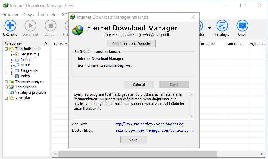 Internet Download Manager Türkçe Yama (2023) İndir Türkçe Son Sürüm Ücretsiz