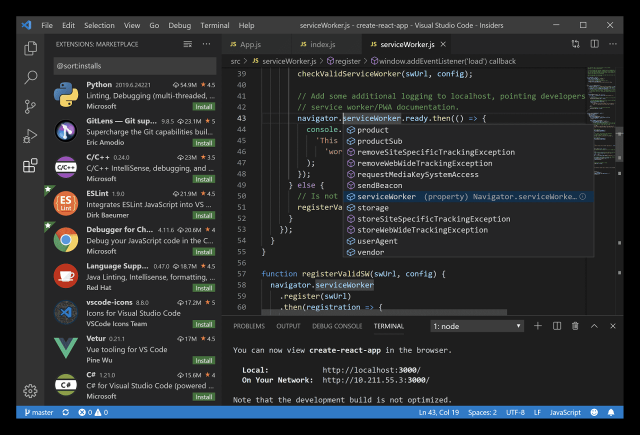 Visual Studio Code (2023) İndir Türkçe Son Sürüm Ücretsiz